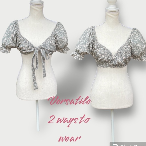 3 Pieces Size Medium Summer Tops Floral Print - Picture 2 of 16